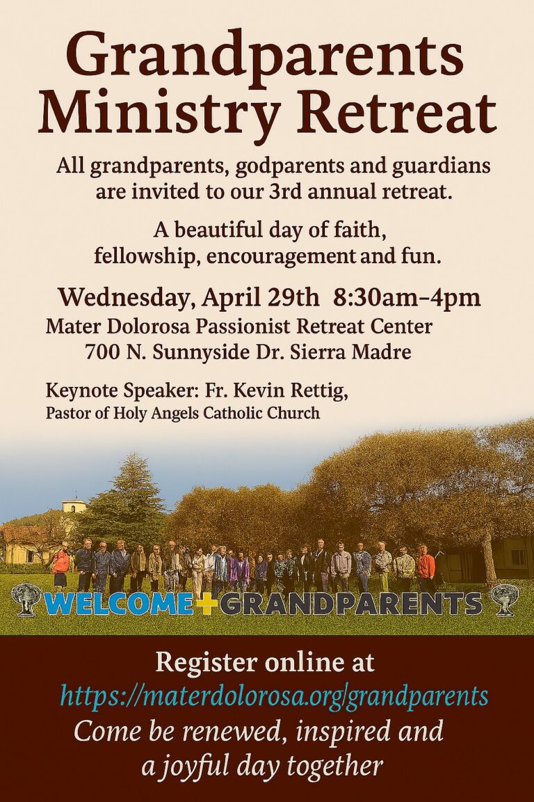 Grandparents Retreat Flier