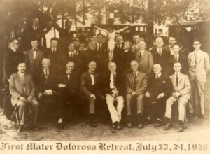 Photo of the first Mater Dolorosa Men's Retreat, from July 23-24, 2026
